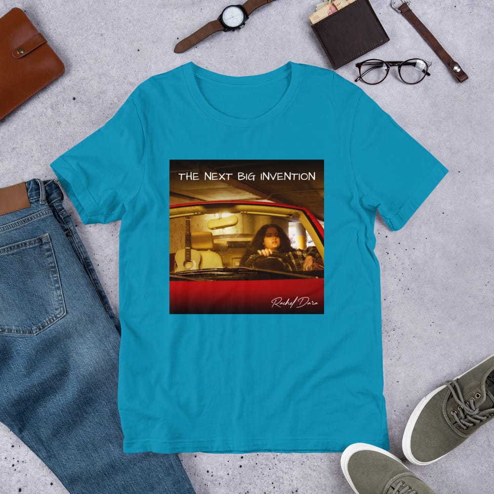Rachel Dara – Unisex T-Shirt – The Next BIG Invention Album Cover - Image 9