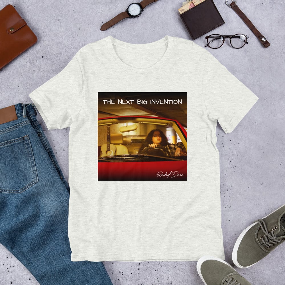 Rachel Dara – Unisex T-Shirt – The Next BIG Invention Album Cover - Image 17
