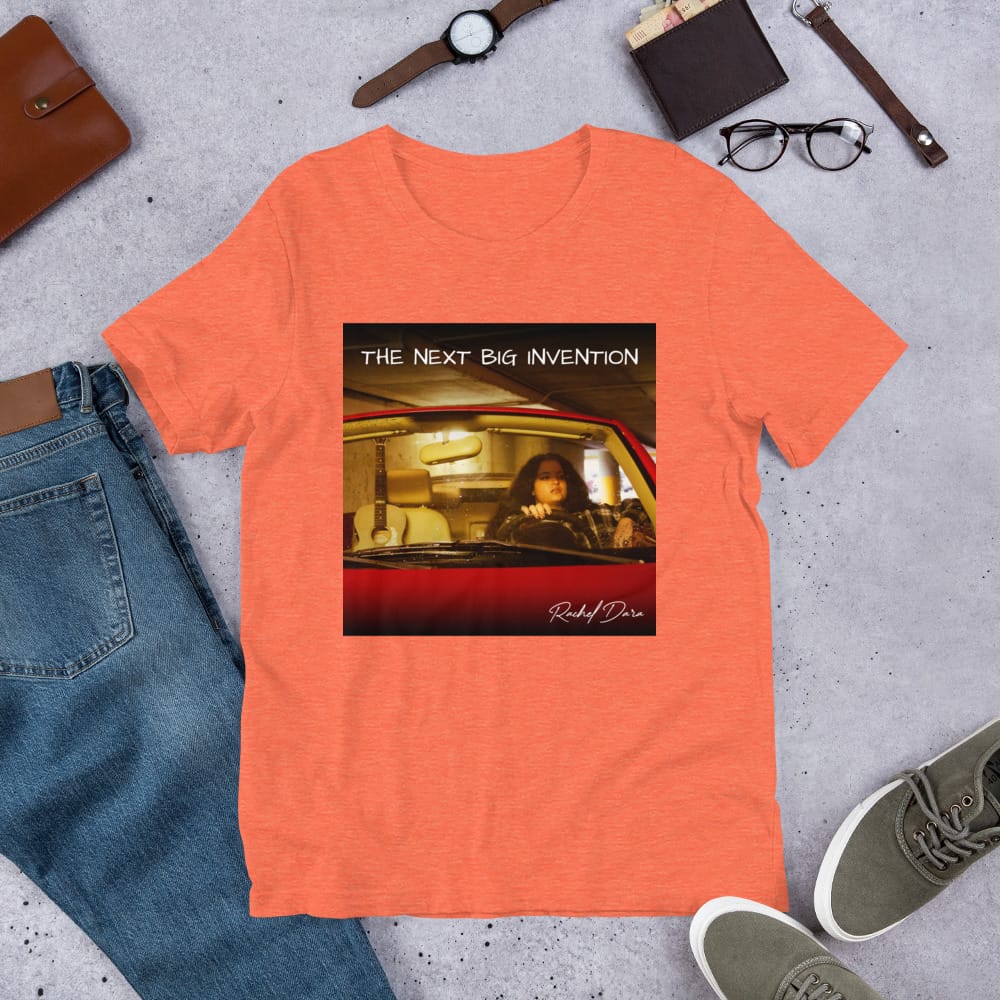 Rachel Dara – Unisex T-Shirt – The Next BIG Invention Album Cover - Image 11