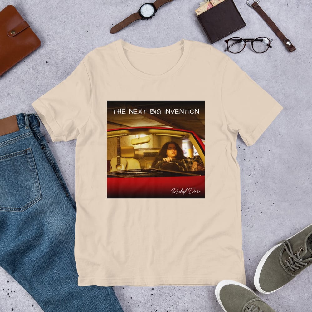 Rachel Dara – Unisex T-Shirt – The Next BIG Invention Album Cover - Image 15
