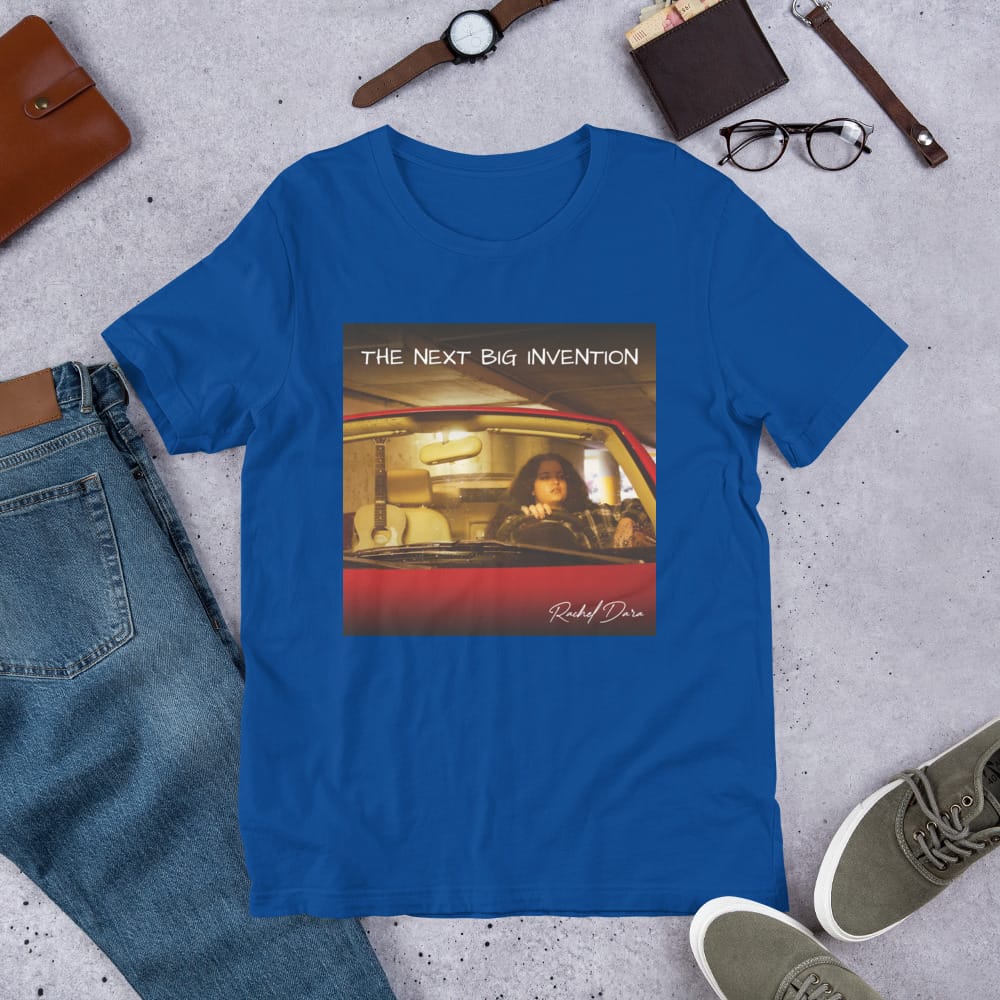 Rachel Dara – Unisex T-Shirt – The Next BIG Invention Album Cover - Image 5